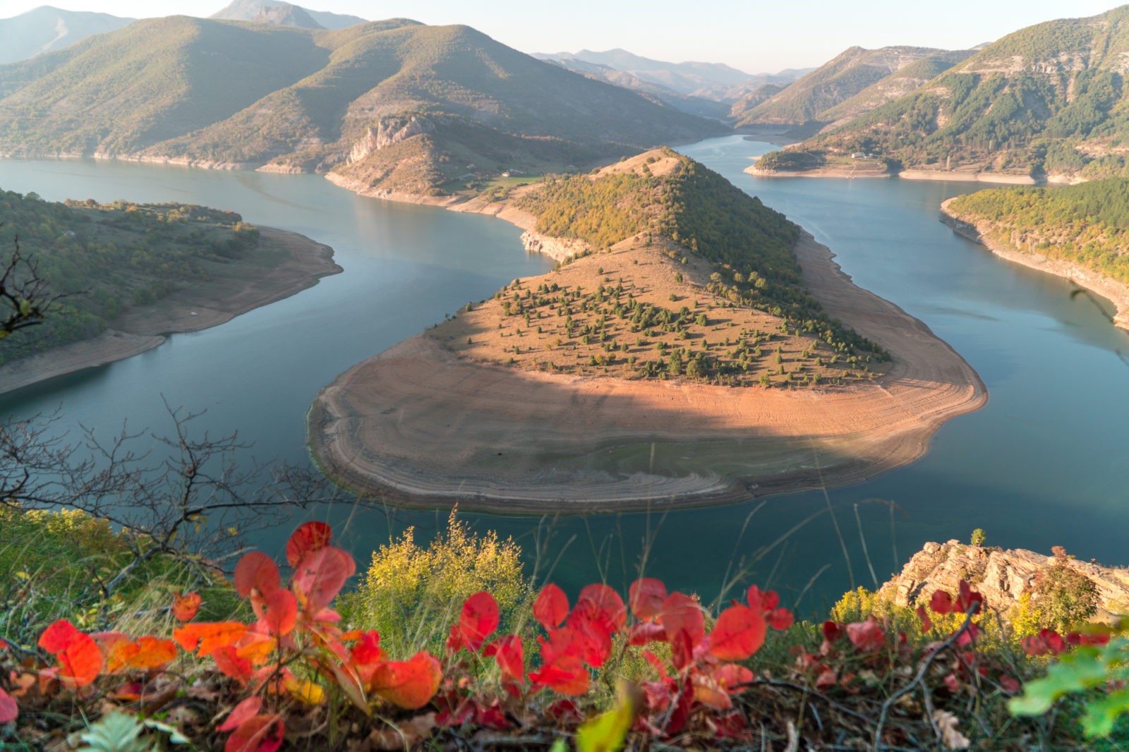 The horseshoe bend of Kardzhali Reservoir Karagis Adventures